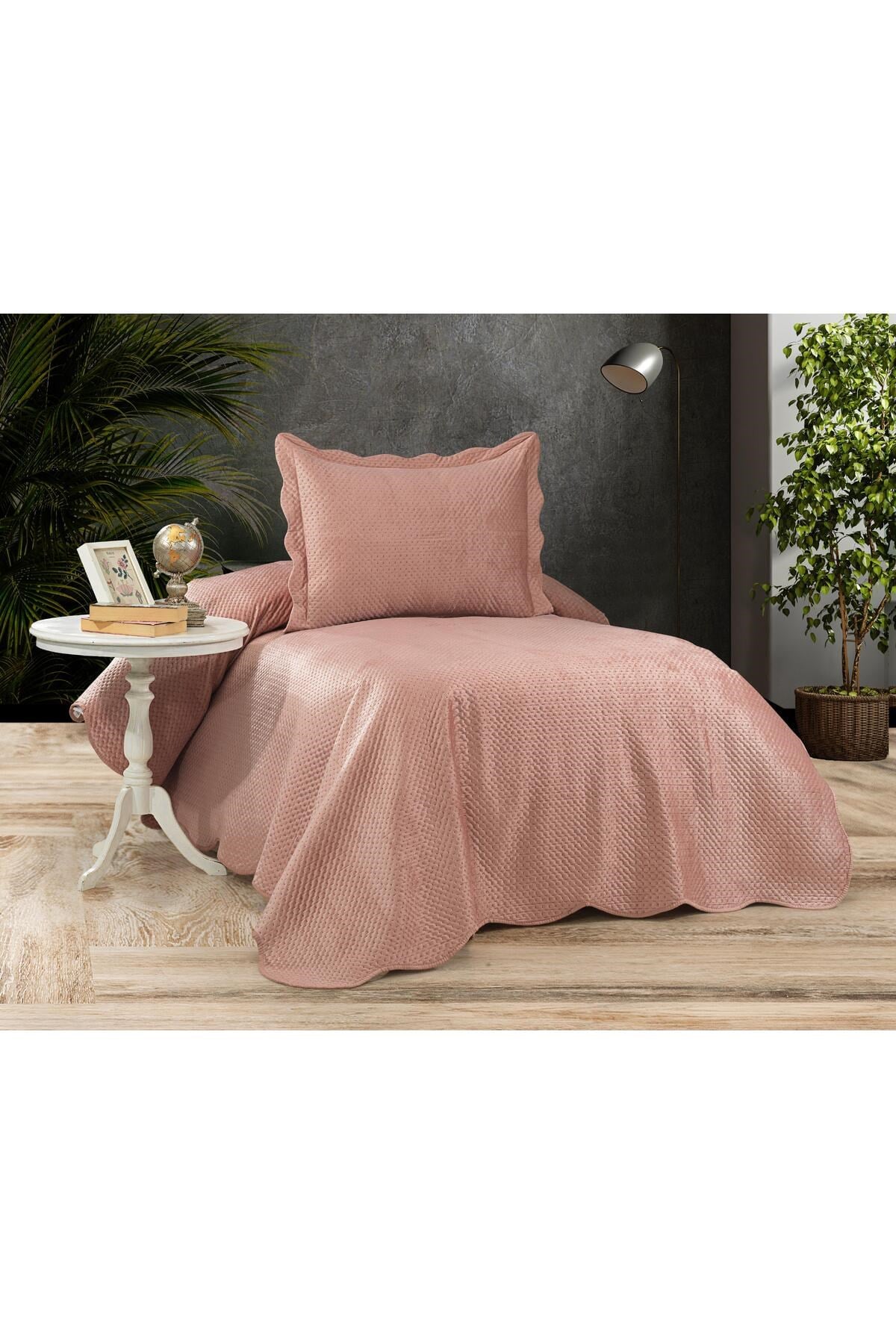 Summer Dream Tek Kişilik Yatak Örtüsü Seti, Kadife Yatak Örtüsü Seti (2 PARÇA)