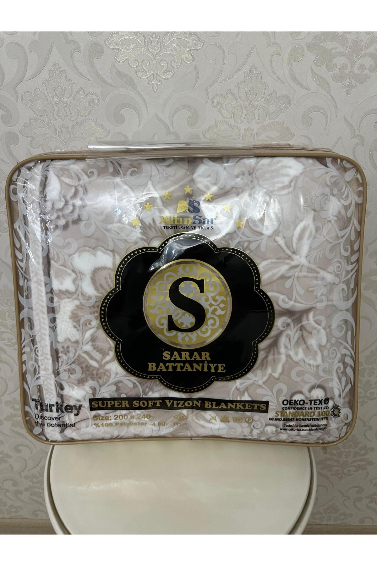 Super Soft Vizon Battaniye Çift Kişilik 4KG (200 X 240CM)