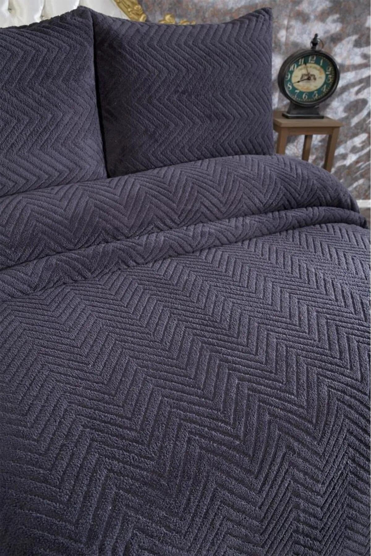 Ultrasonik 180x240 Cm Tek Kişilik Welsoft Yatak Örtüsü Seti - Yastık Kılıfı 55x75 Cm (1 Adet)