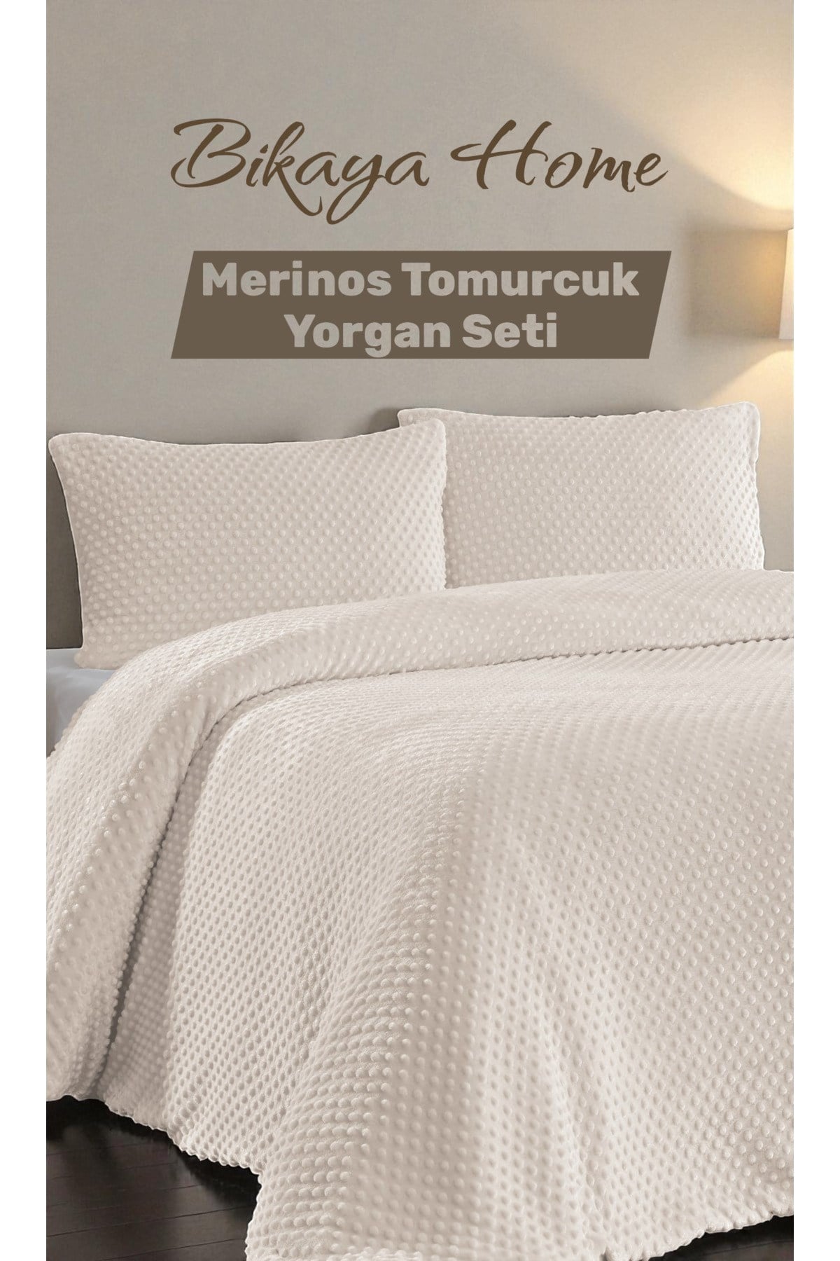 Velora Çift Kişilik Tomurcuk Comforter Yorgan Seti - 3 Parça - 220x240 cm - Orijinal Pvc Çanta