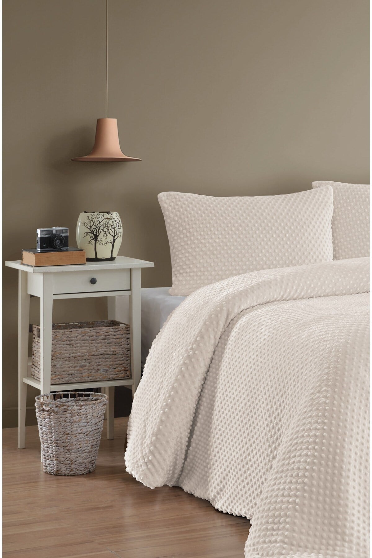 Velora Çift Kişilik Tomurcuk Comforter Yorgan Seti - 3 Parça - 220x240 cm - Orijinal Pvc Çanta