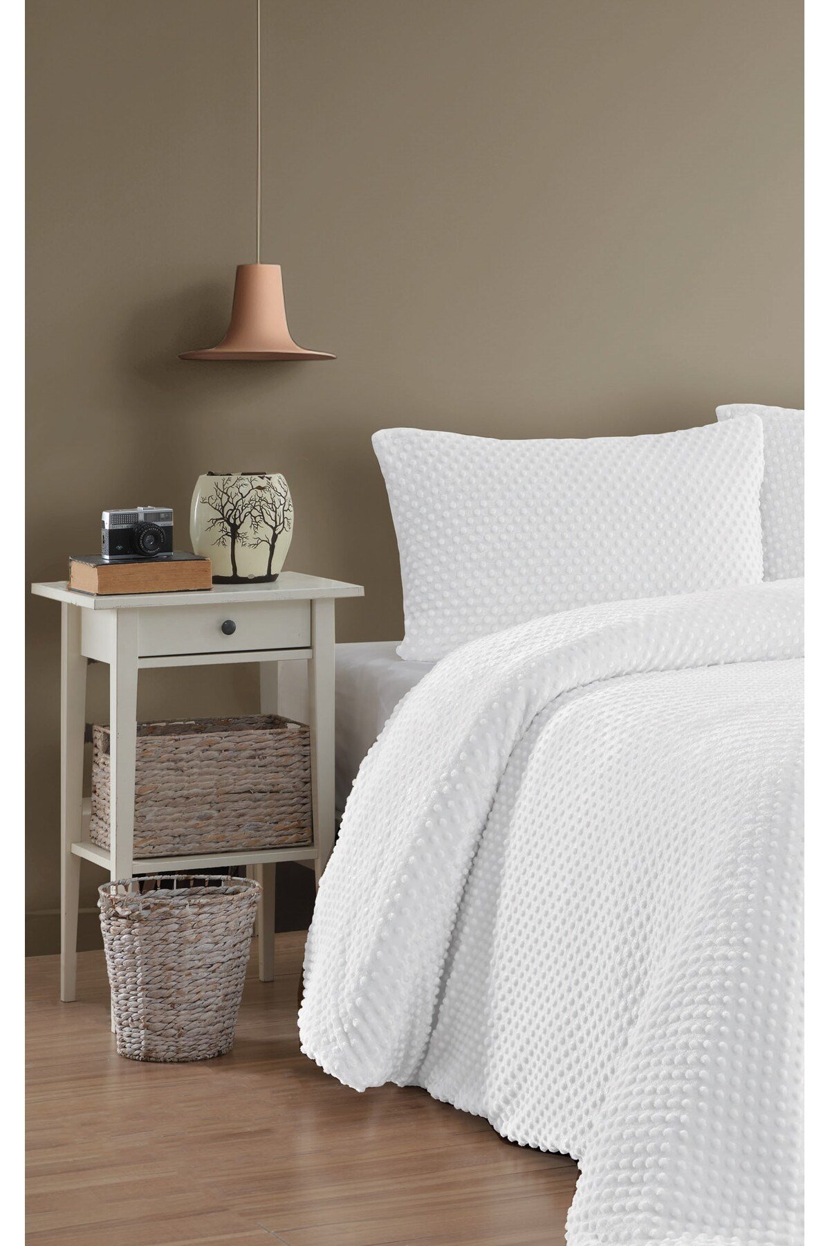 Velora Çift Kişilik Tomurcuk Comforter Yorgan Seti - 3 Parça - 220x240 cm - Orijinal Pvc Çanta