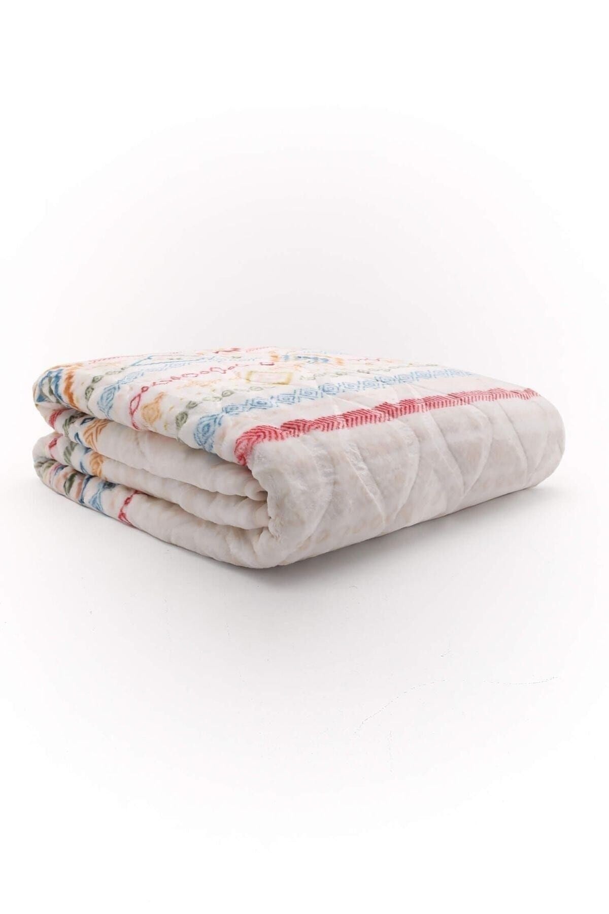 Wellsoft Çift Kişilik Battaniye 4 Kg - (Kenarları kırmızı) .