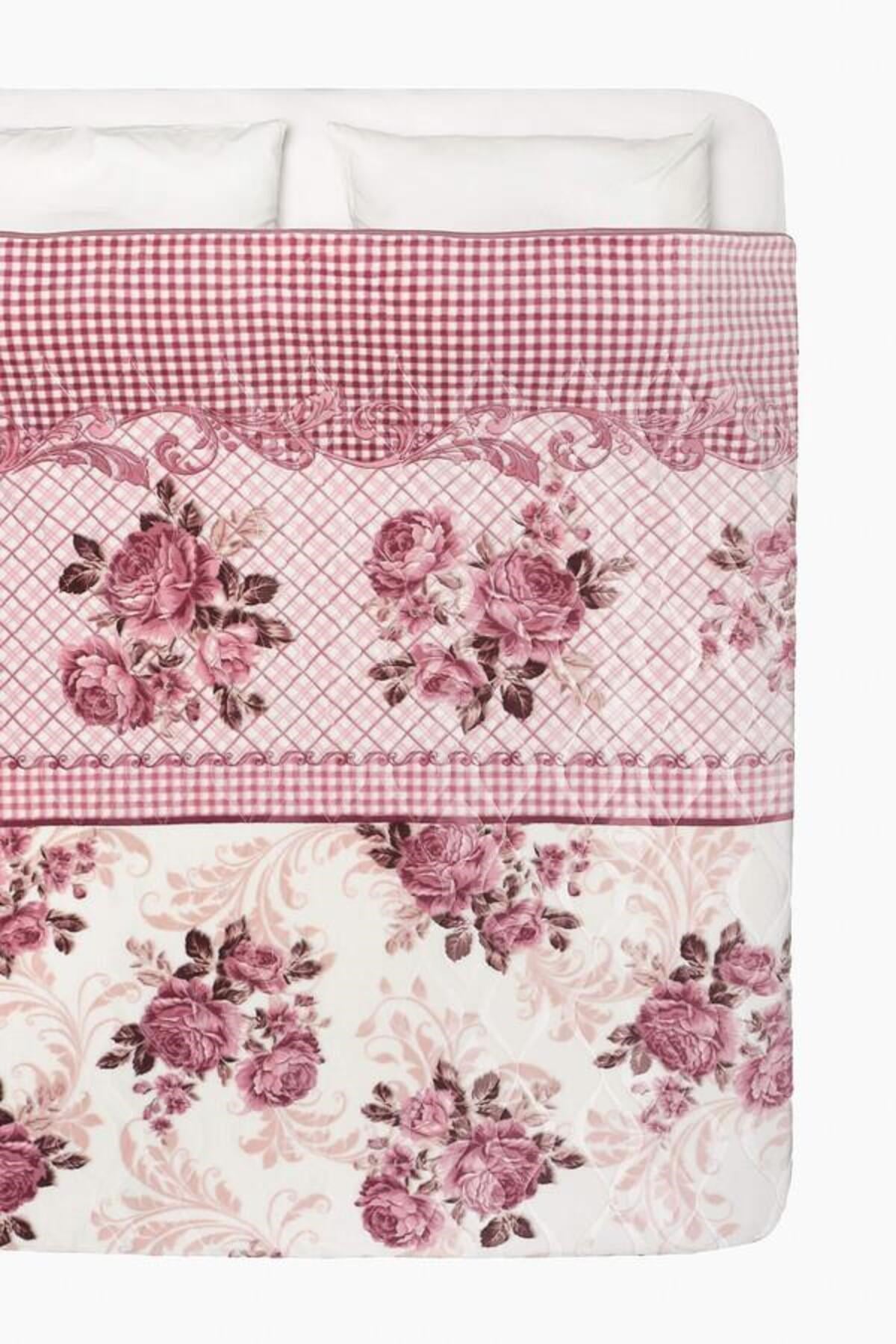 Wellsoft Çift Kişilik Battaniye 4 Kg - Rosery Beyaz
