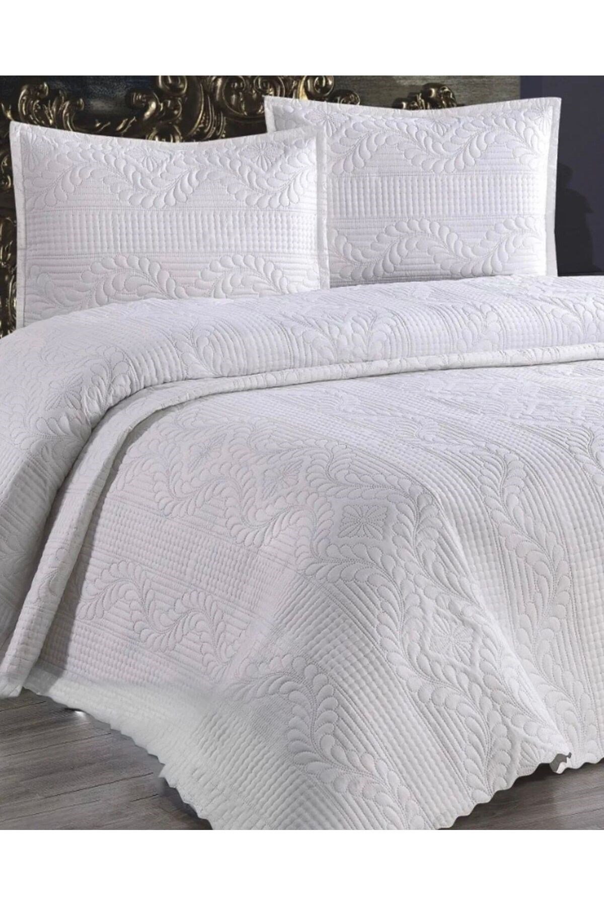Yatak Örtüsü - Çift Kişilik Yatak Örtüsü - Mikrofiber Yatak Örtüsü - Kapitoneli Yatak Örtüsü