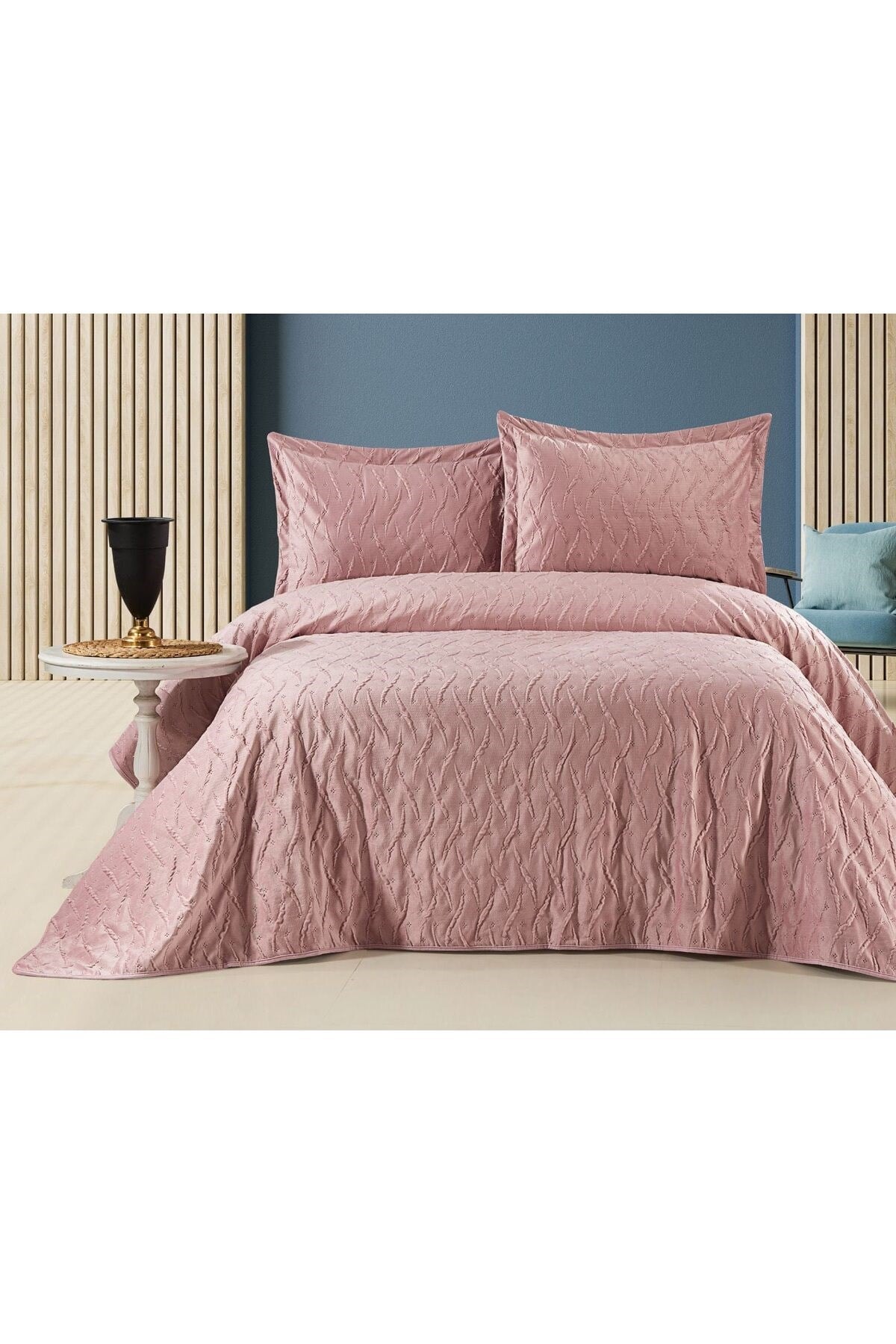 Zara Kadife Yatak Örtüsü Seti | Çift Kişilik 250x260 cm | Yüksek Kalite | Şık, Yumuşak ve Dayanıklı