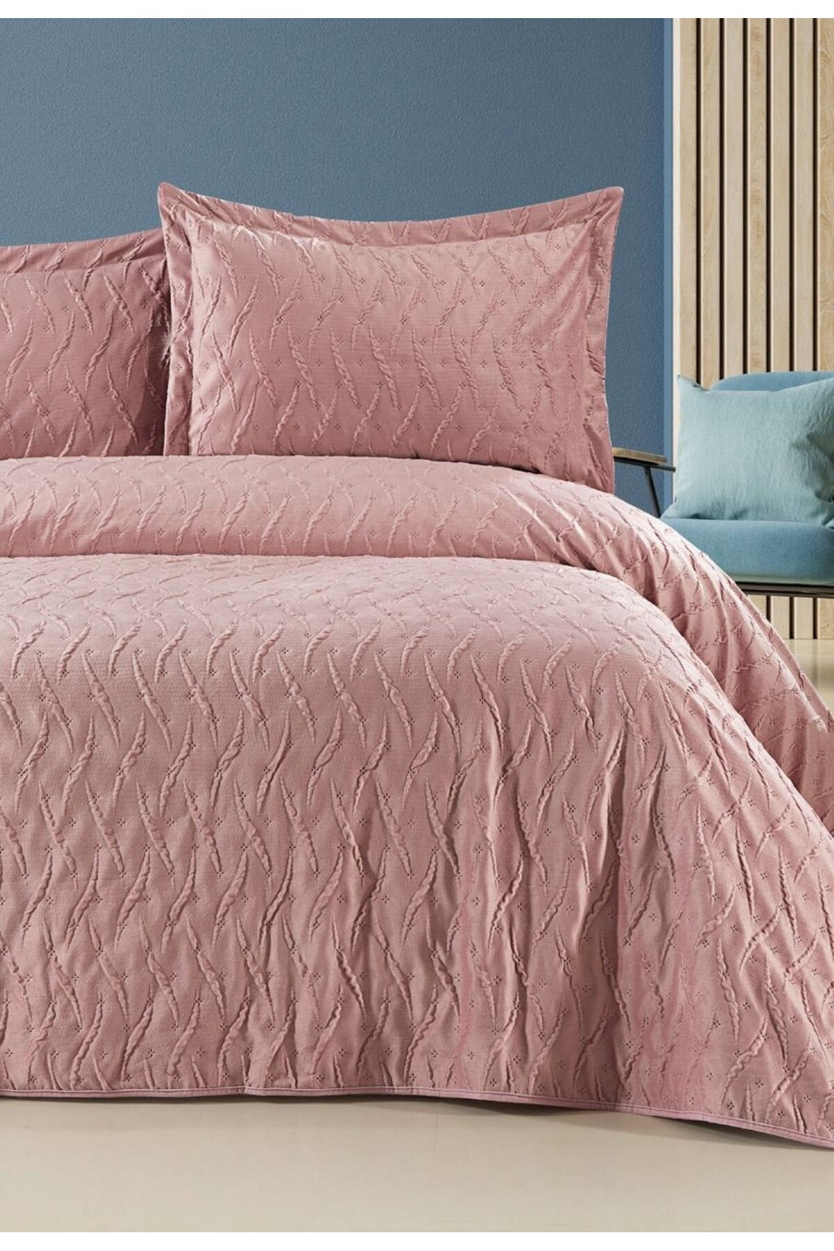 Zara Kadife Yatak Örtüsü Seti | Çift Kişilik 250x260 cm | Yüksek Kalite | Şık, Yumuşak ve Dayanıklı