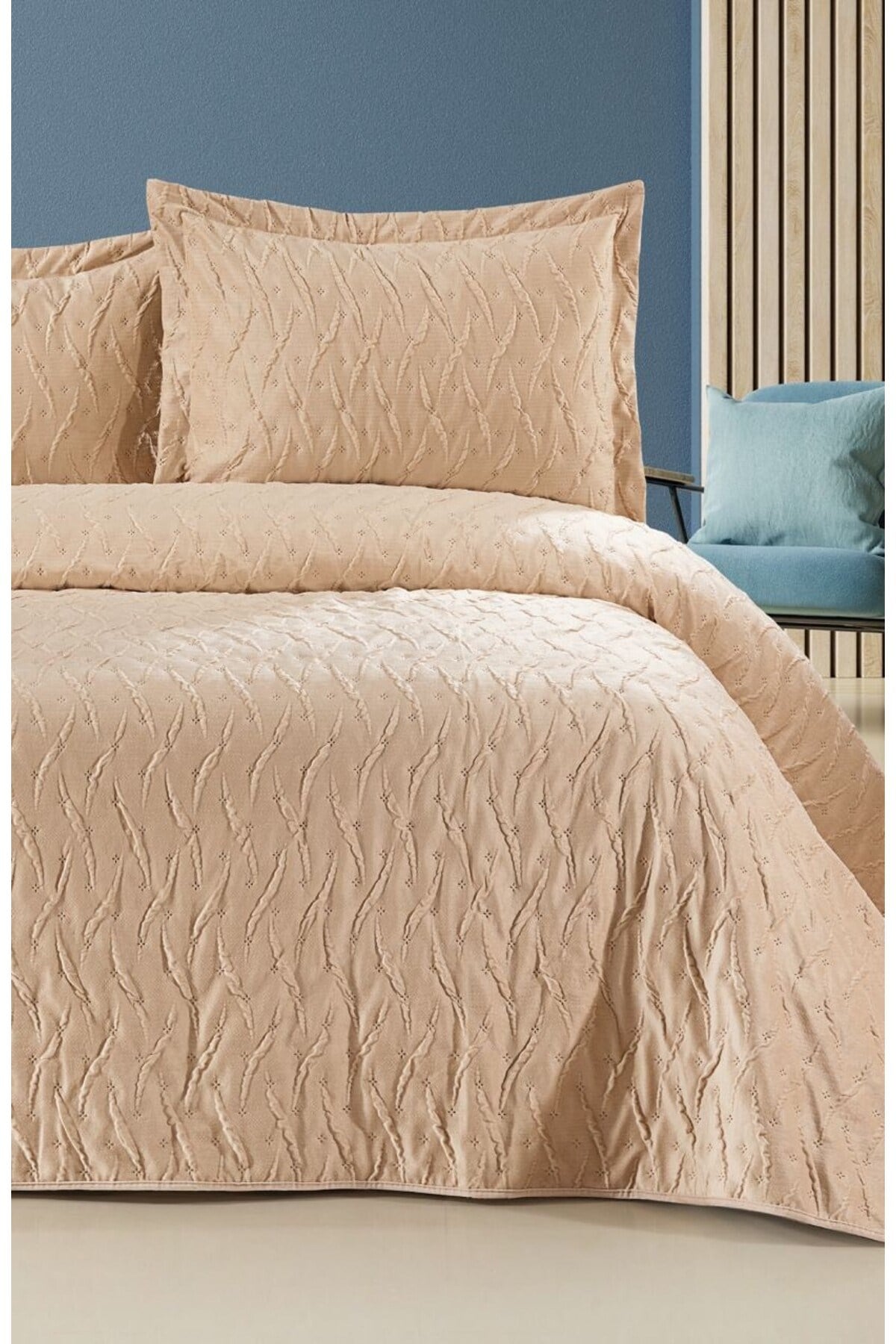 Zara Kadife Yatak Örtüsü Seti | Çift Kişilik 250x260 cm | Yüksek Kalite | Şık, Yumuşak ve Dayanıklı