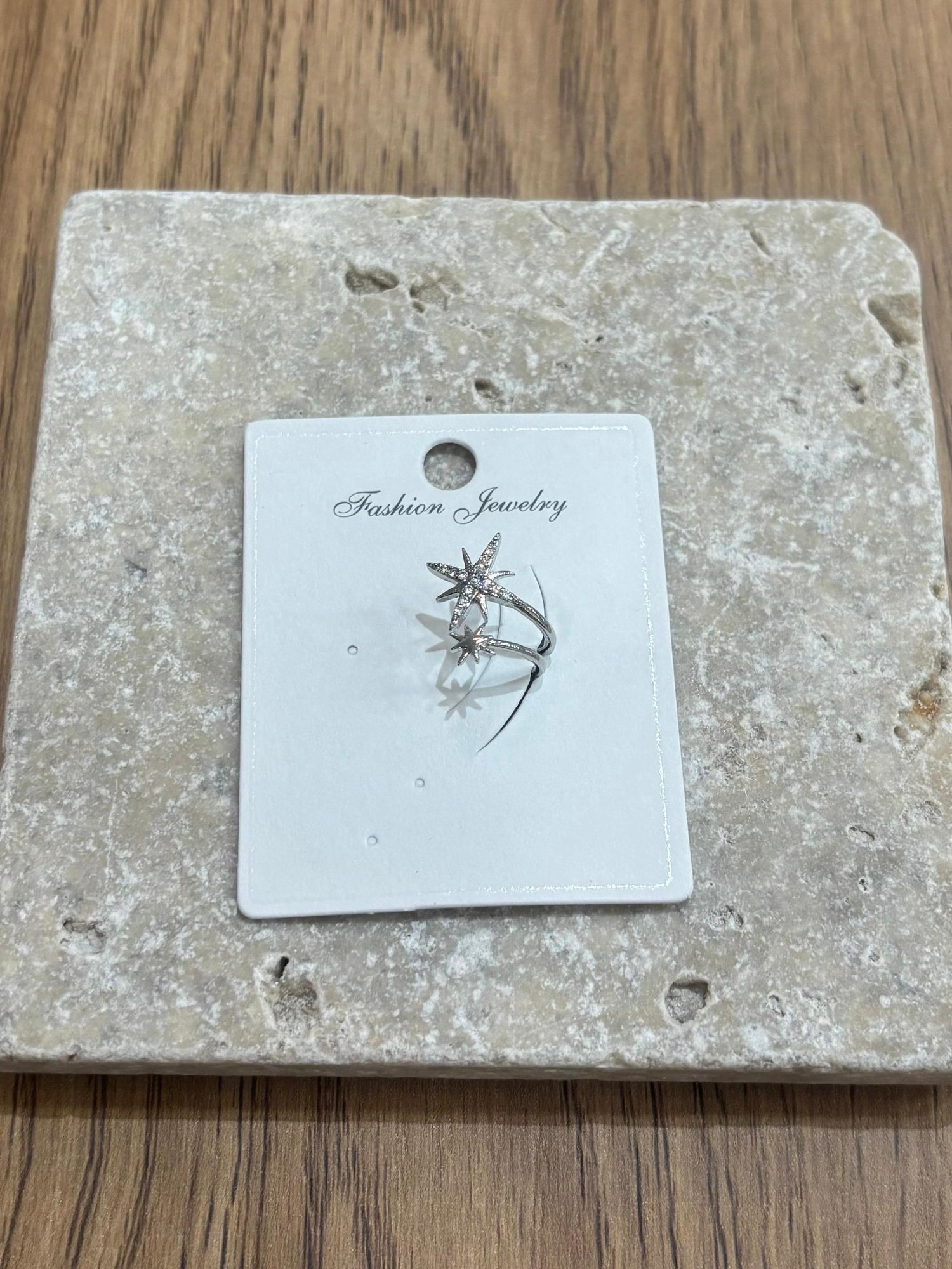 Kuzey Yıldızı Silver Kıkırdak Küpe