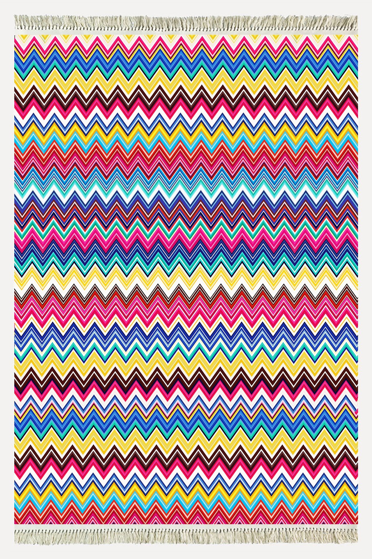 Cotton Kilim 76 Cok renkli Etnik Bohem Stil Pamuk Taban