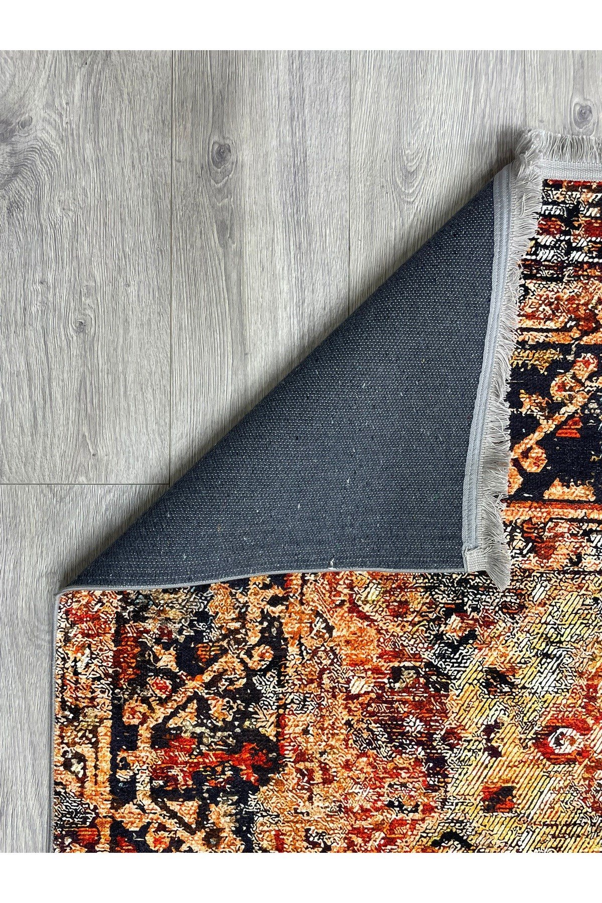 Outlet Dijital Baskılı Oturma Odası, Salon, Pamuk Taban Halı