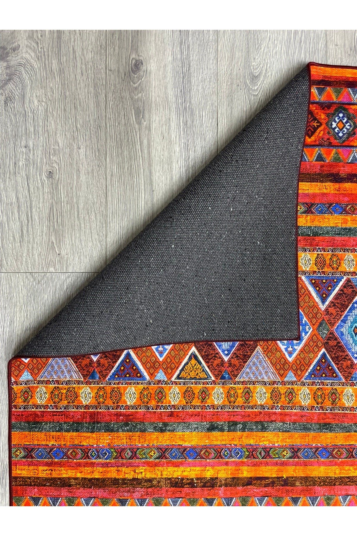 Outlet Dijital Baskılı Oturma Odası, Salon, Pamuk Taban Halı