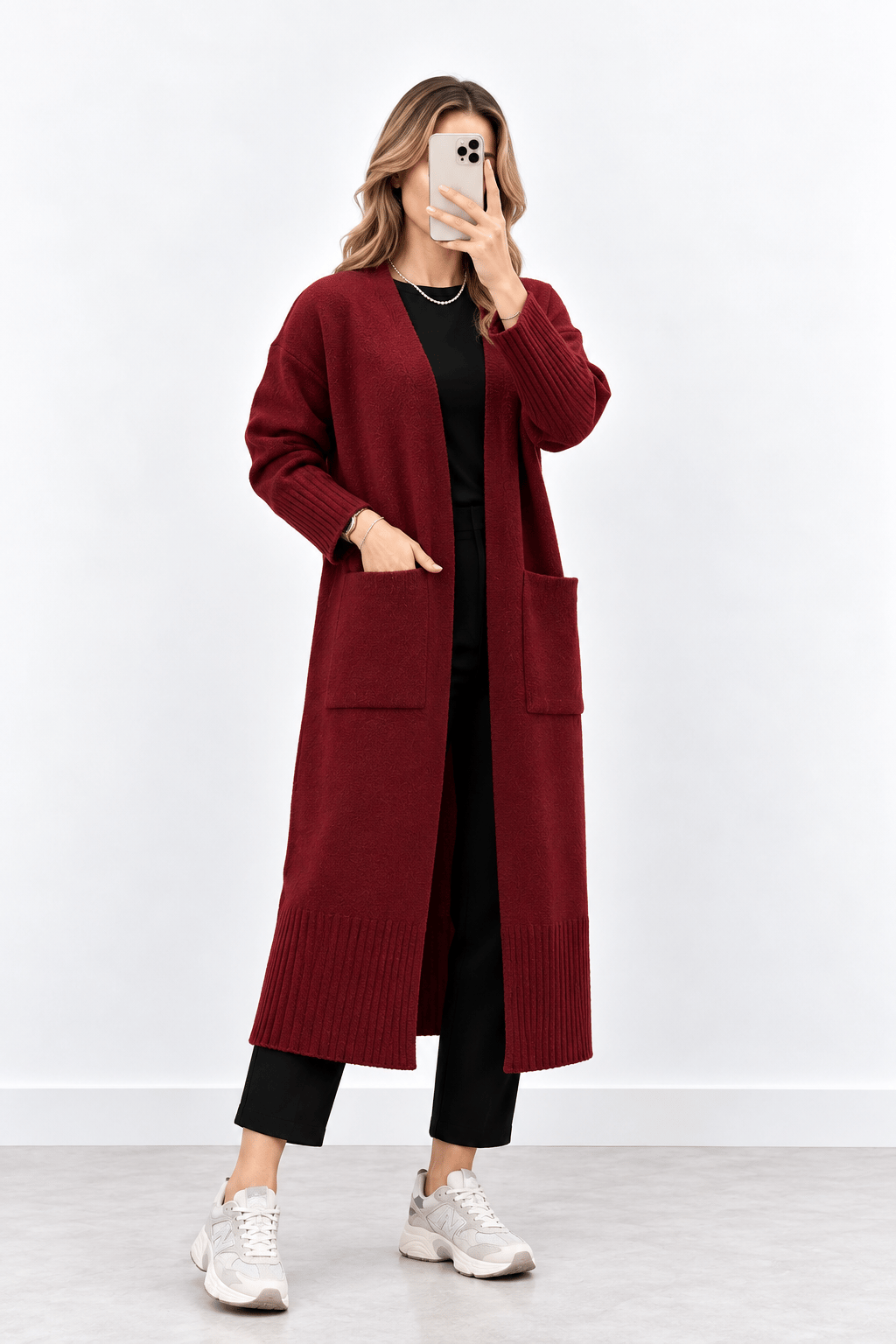 Siena Yumoş Hırka-Bordo