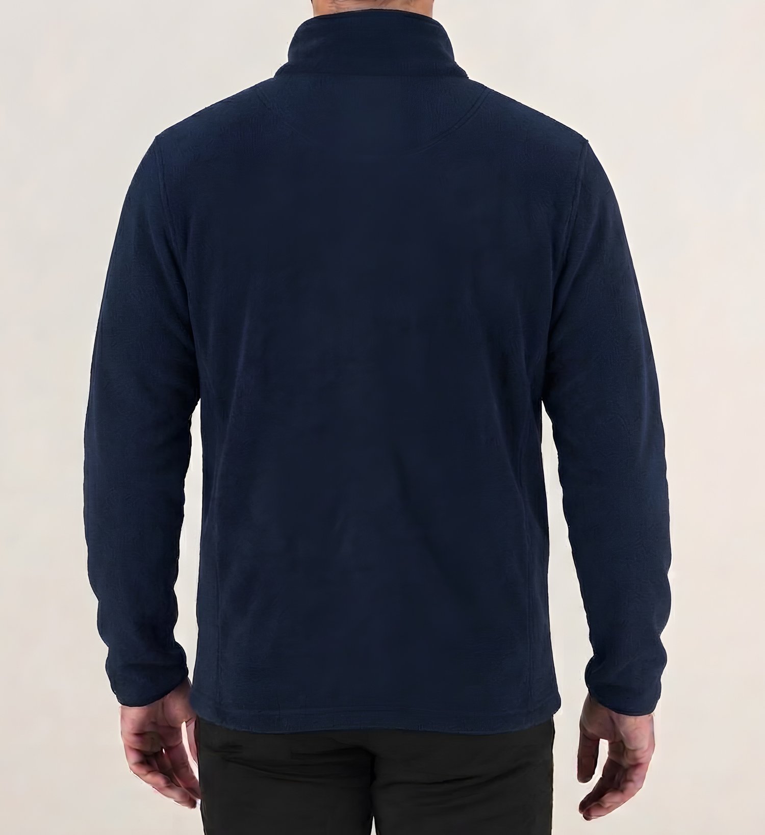 Lacivert Baskılı Polar Mont