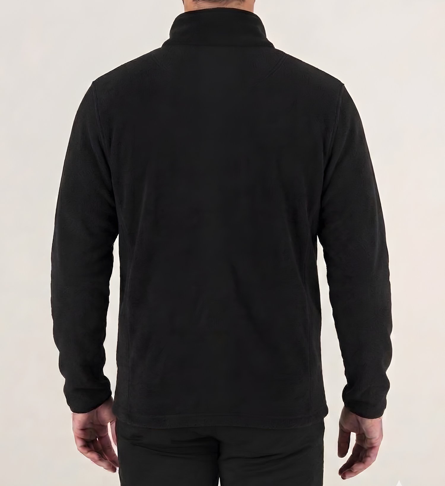 Siyah Baskılı Polar Mont
