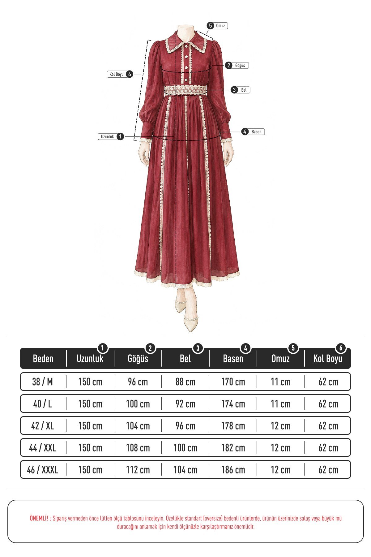Dantel Detaylı Elbise - TABA