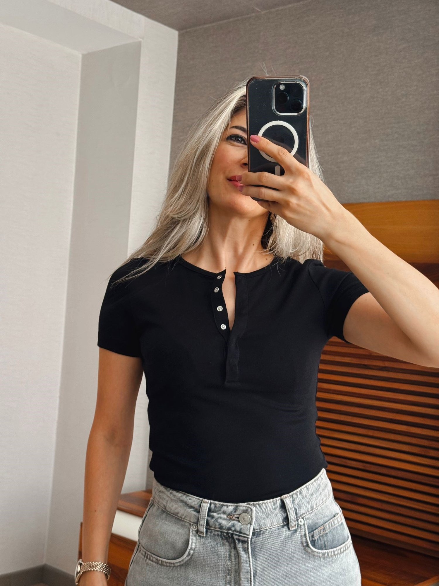 BASİC ÇITÇITLI TOP BLUZ