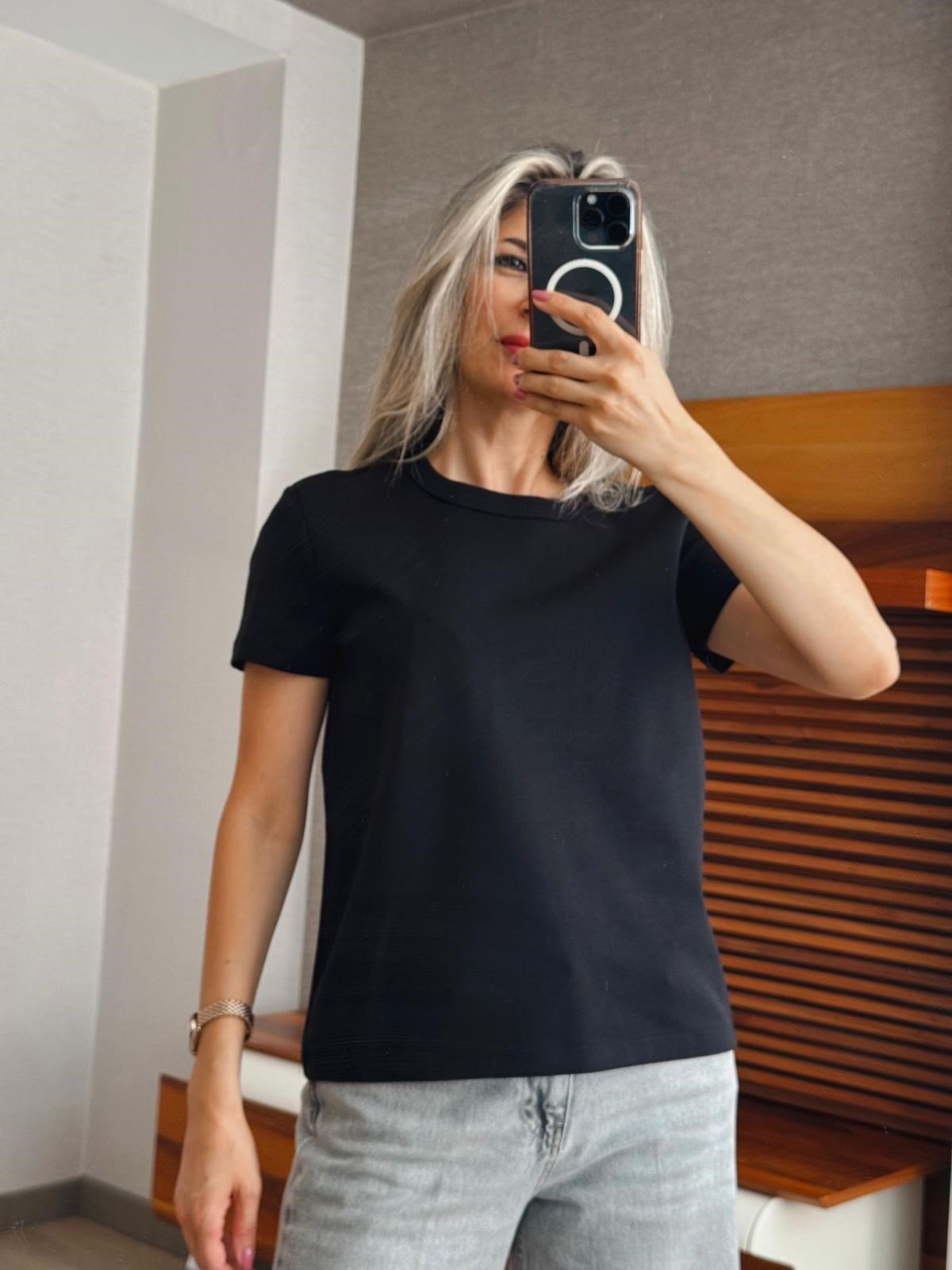 BİSİKLET YAKA BASİC T-SHİRT