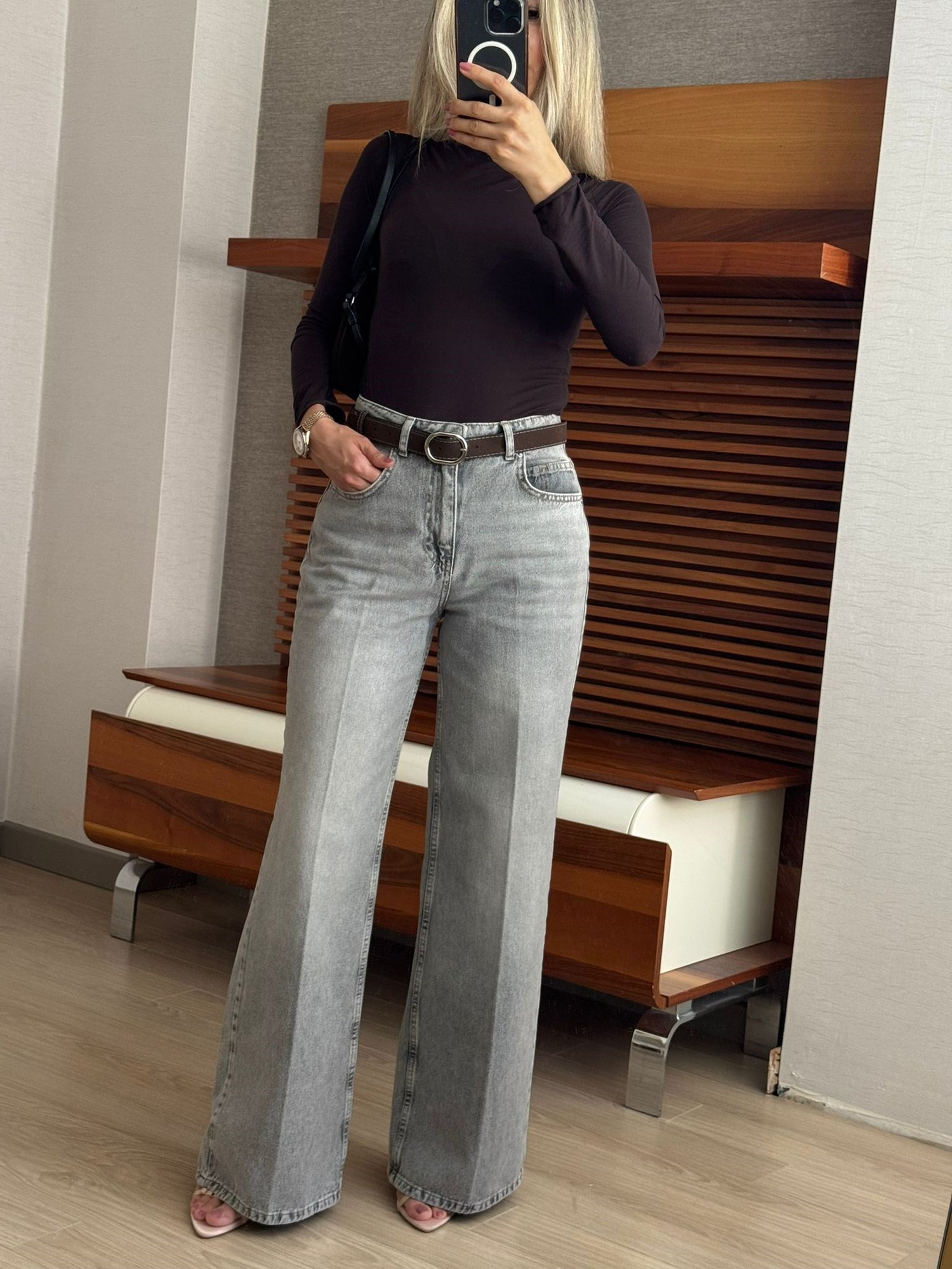 KEMERLİ WİDELEG JEAN PANTOLON