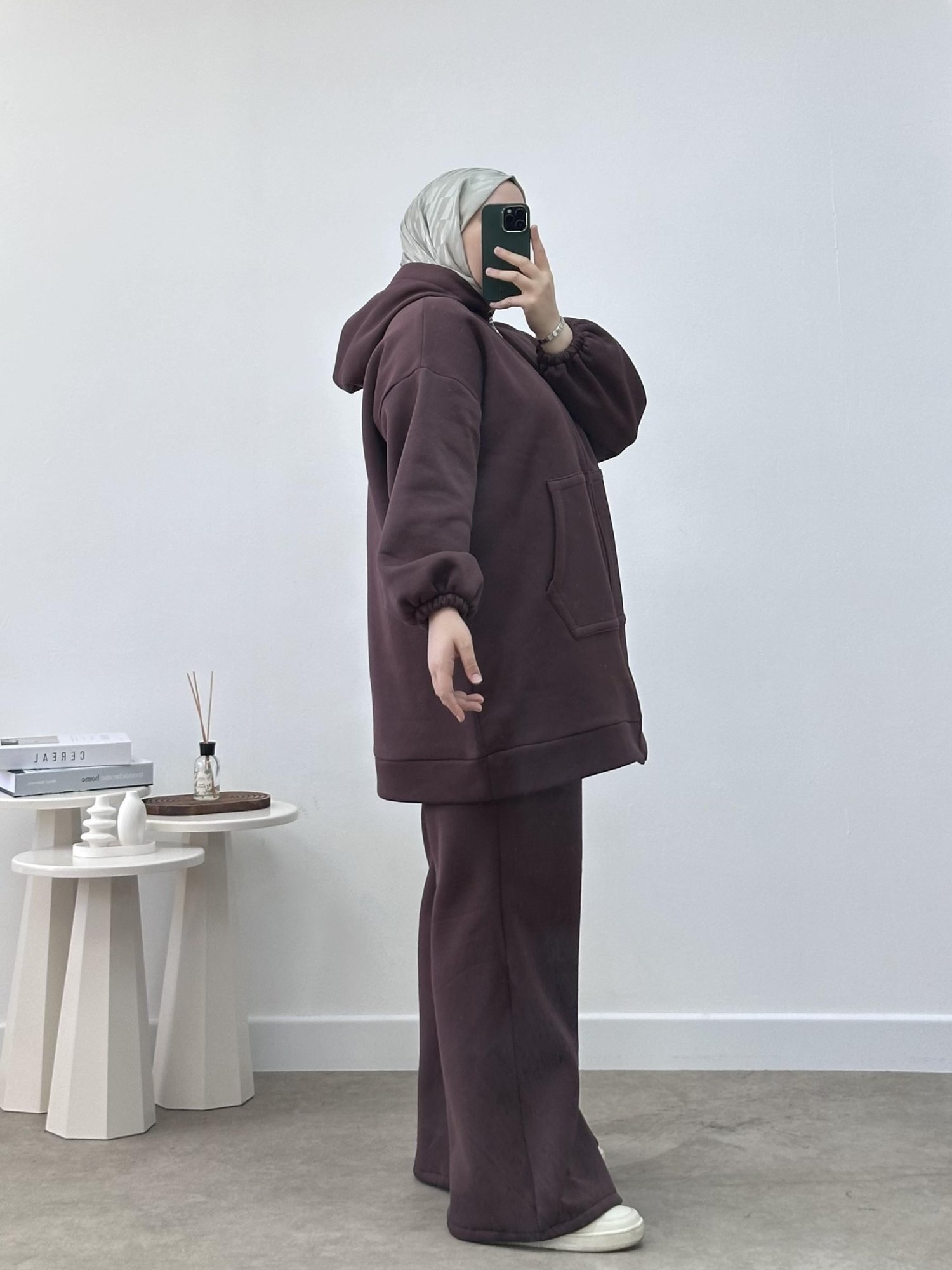 2’Lİ KIŞLIK SWEAT HIRKA TAKIM