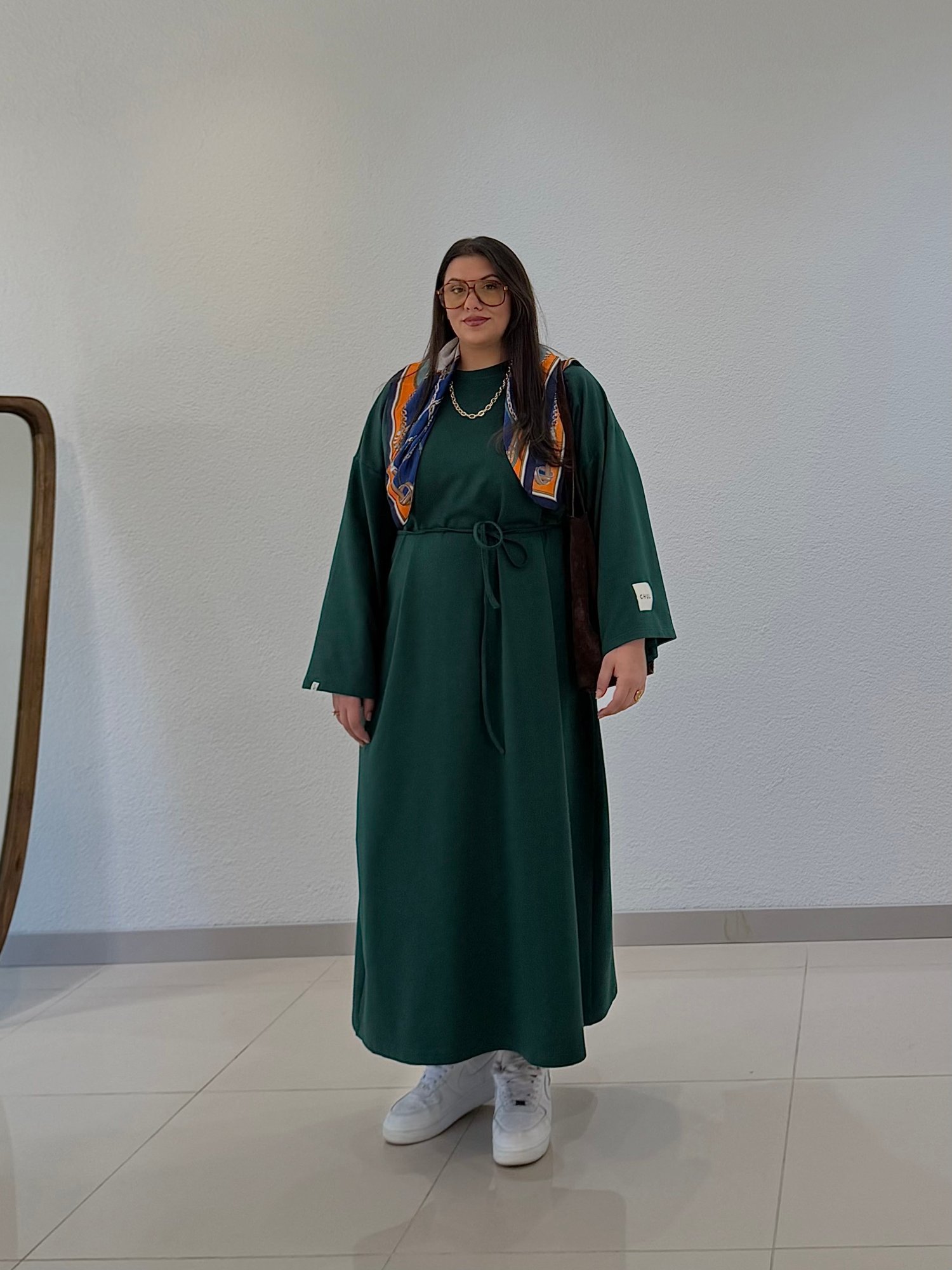 İKİ İPLİK KEMERLİ BASİC ELBİSE