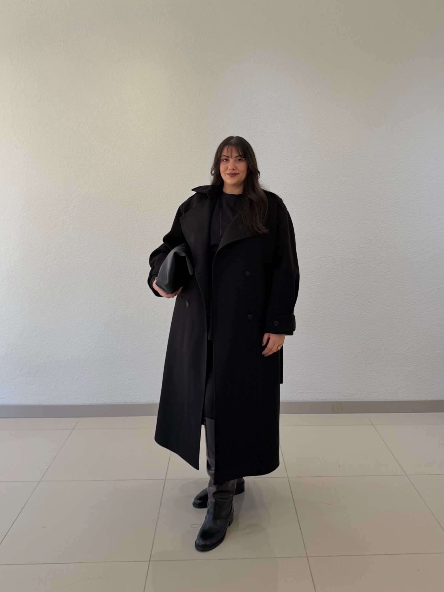 İTHAL KAŞE MİLANO UZUN KABAN