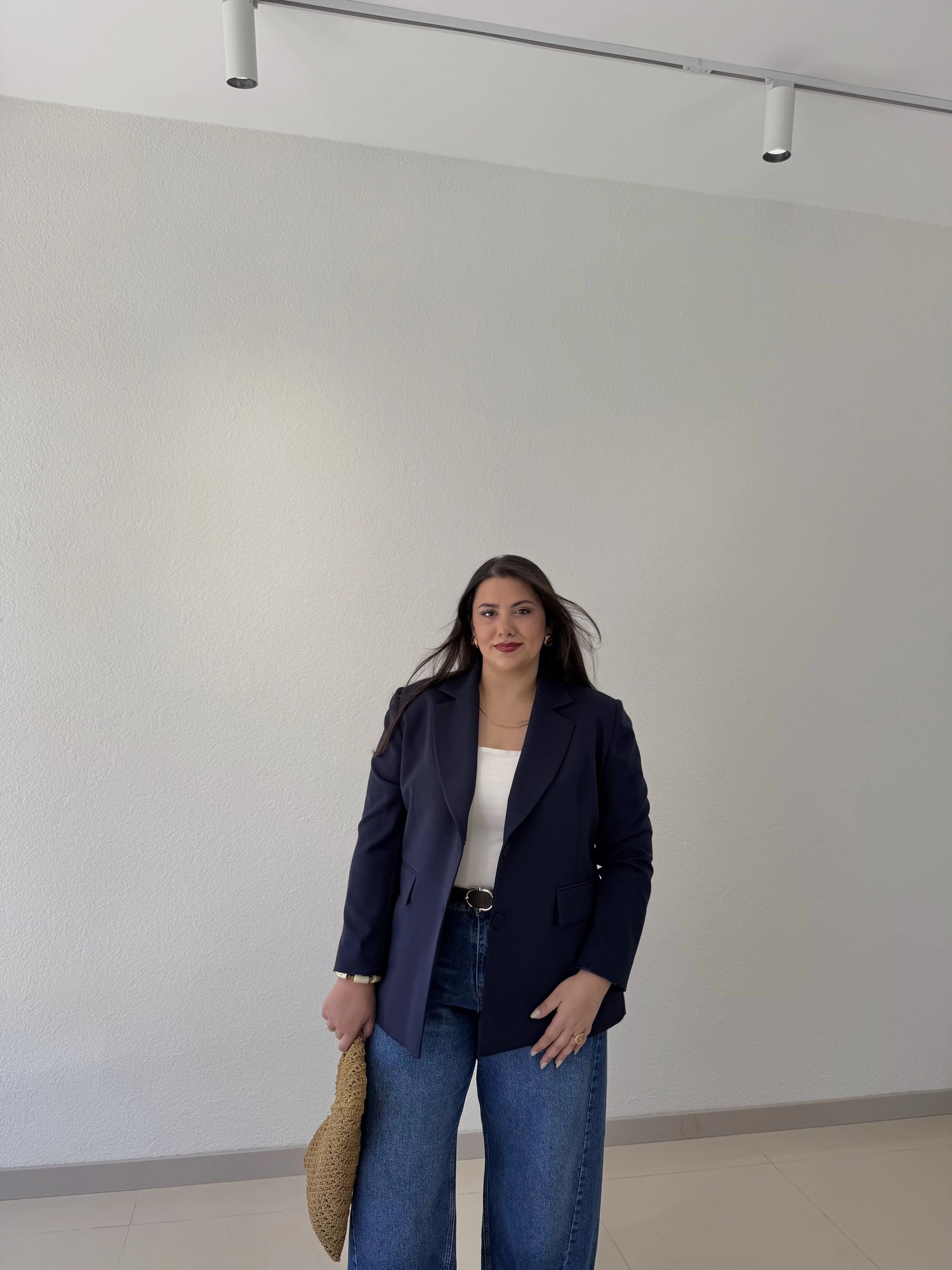 OVERSİZE ASTARLI BLAZER CEKET - ACI KAHVE