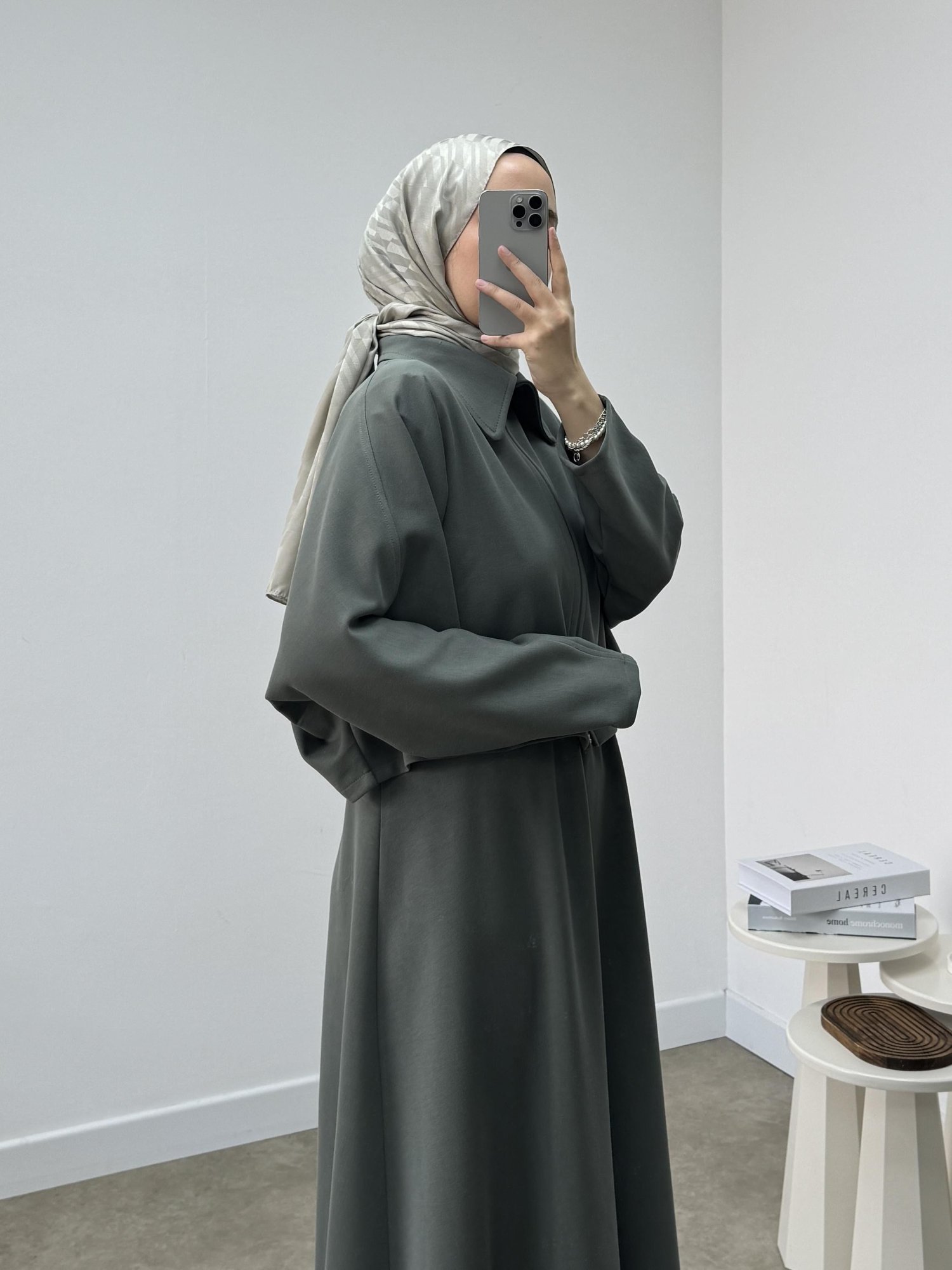 OYSHO GENİŞ YAKA KISA HIRKA