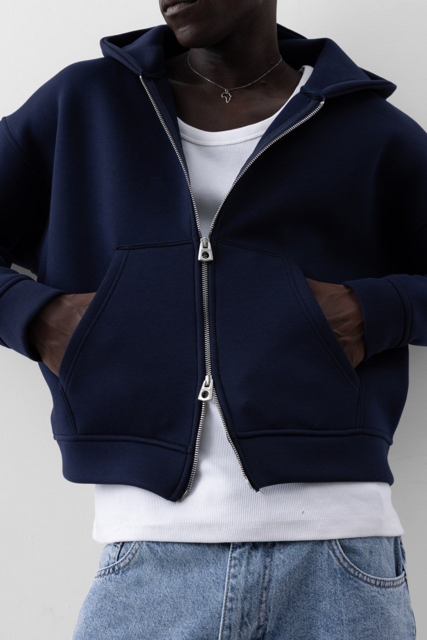 KAPŞONLU FERMUARLI SWEAT