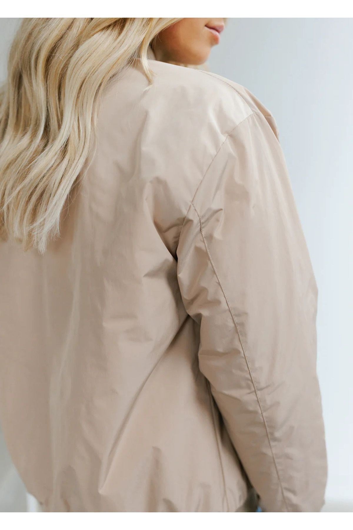 Bomber Ceket Bej