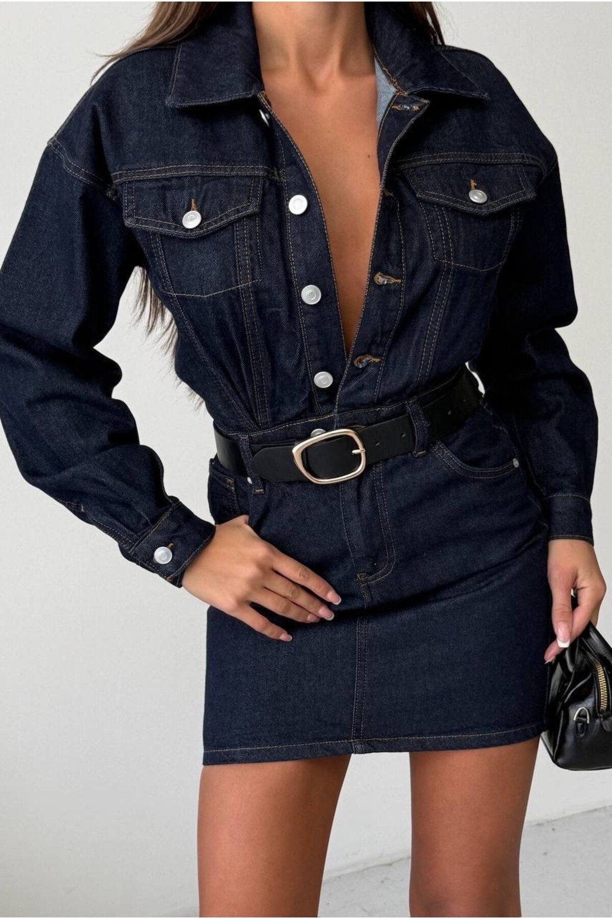 Kadın Denim Kot Elbise