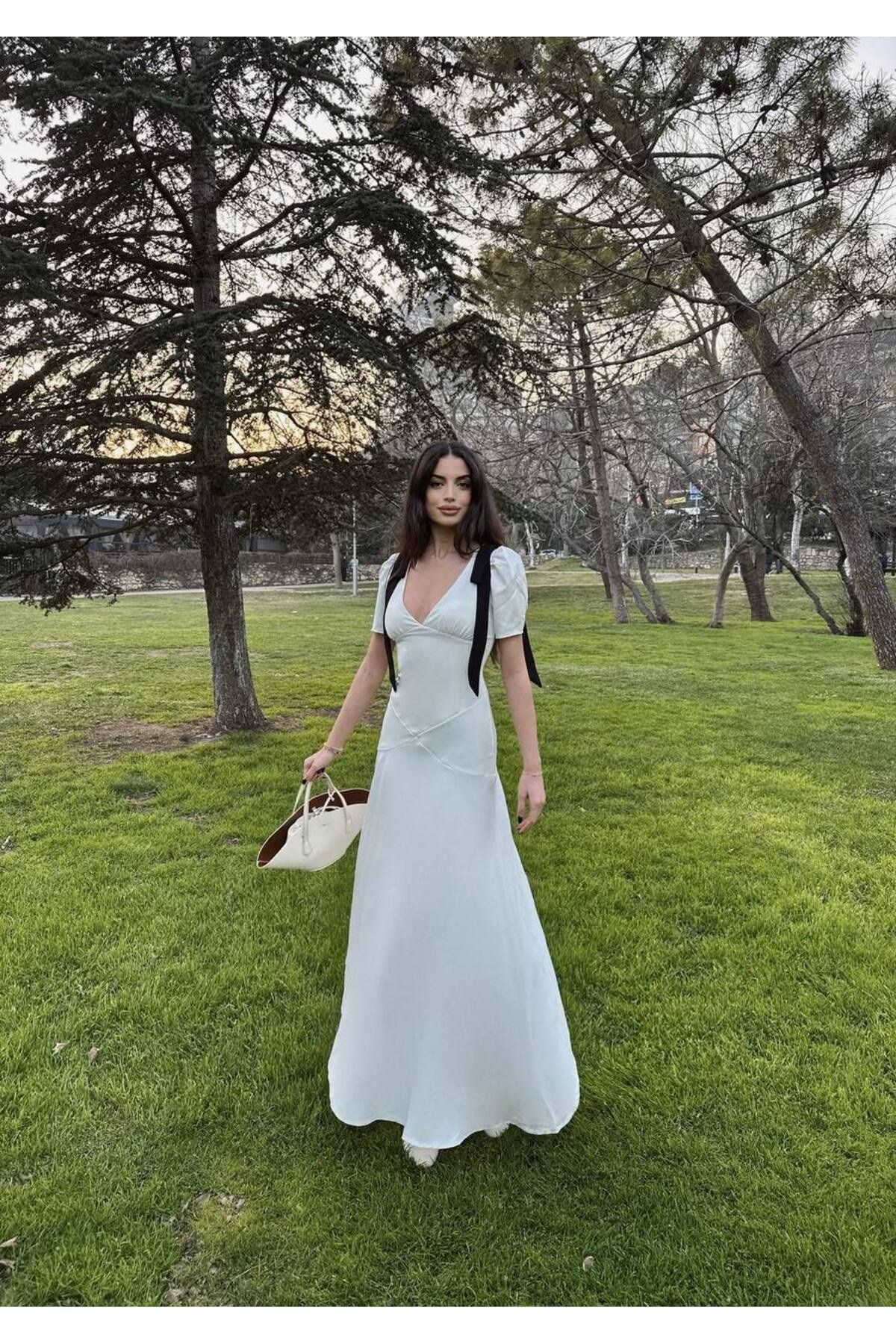 Kadın Kendall Elbise Beyaz