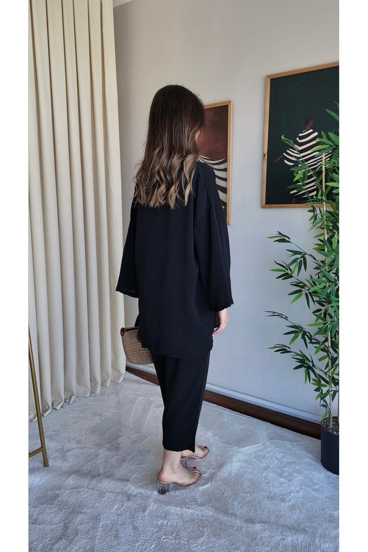 Kadın Kimono Pantolon İkili Takım
