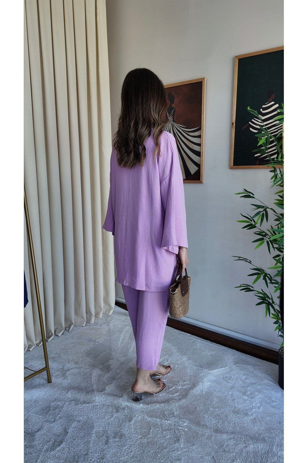 Kadın Kimono Pantolon İkili Takım