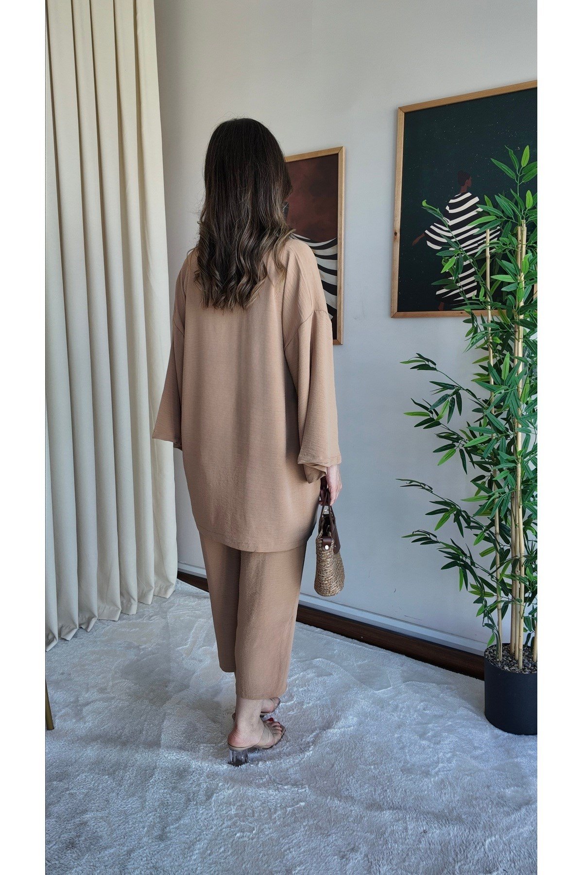 Kadın Kimono Pantolon İkili Takım