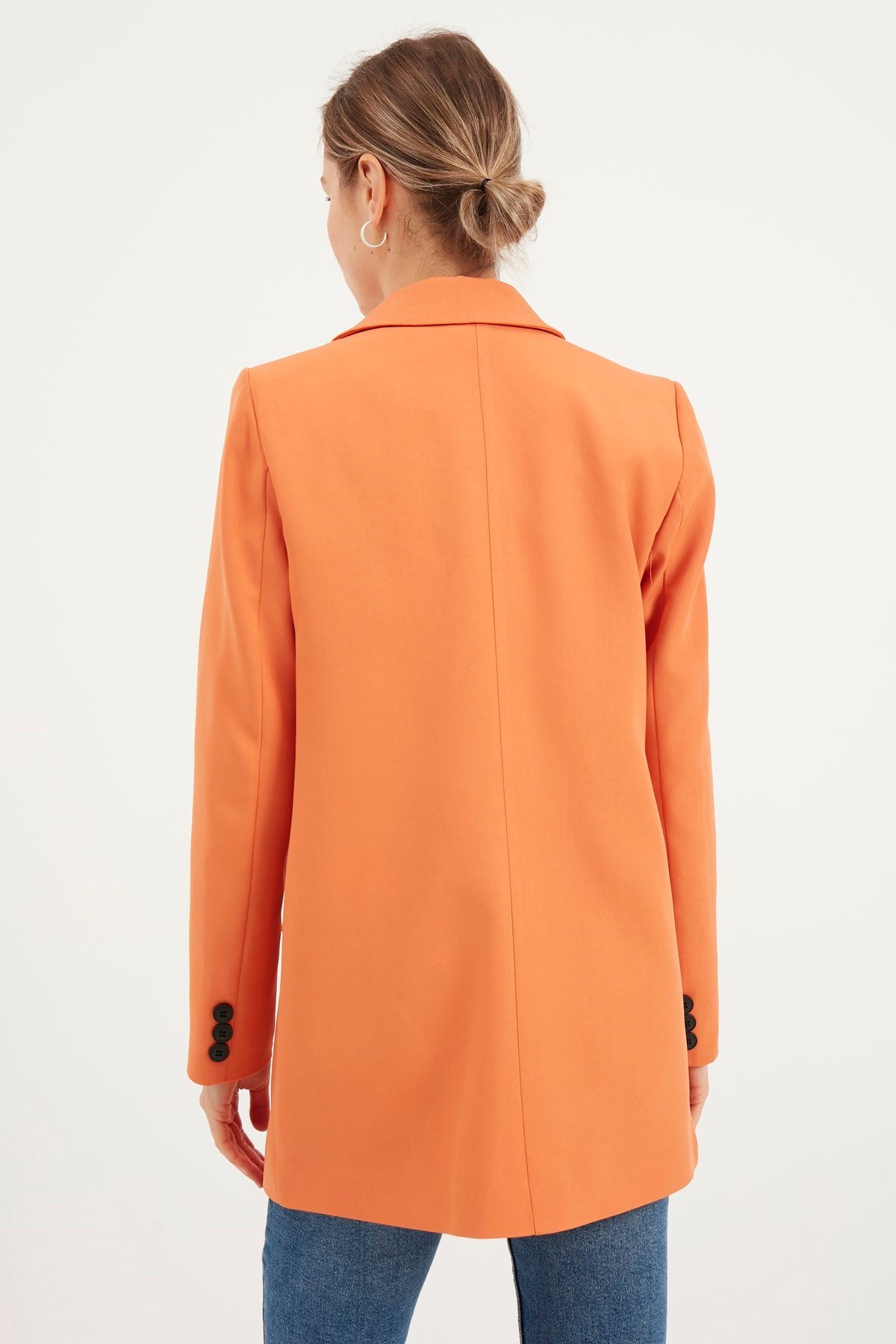 Kadın Oranj Blazer Ceket