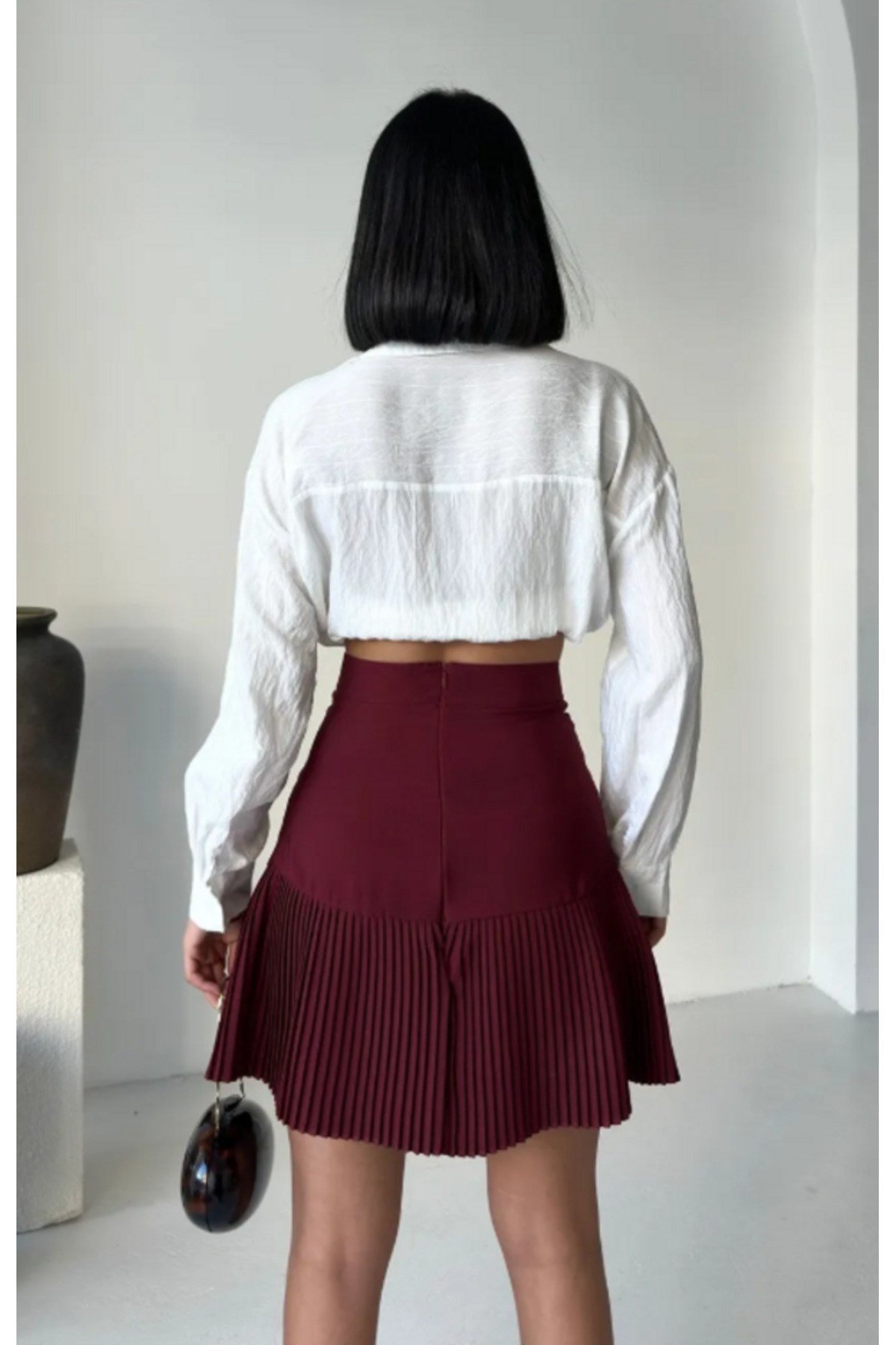Kadın Pileli Zr Model Etek