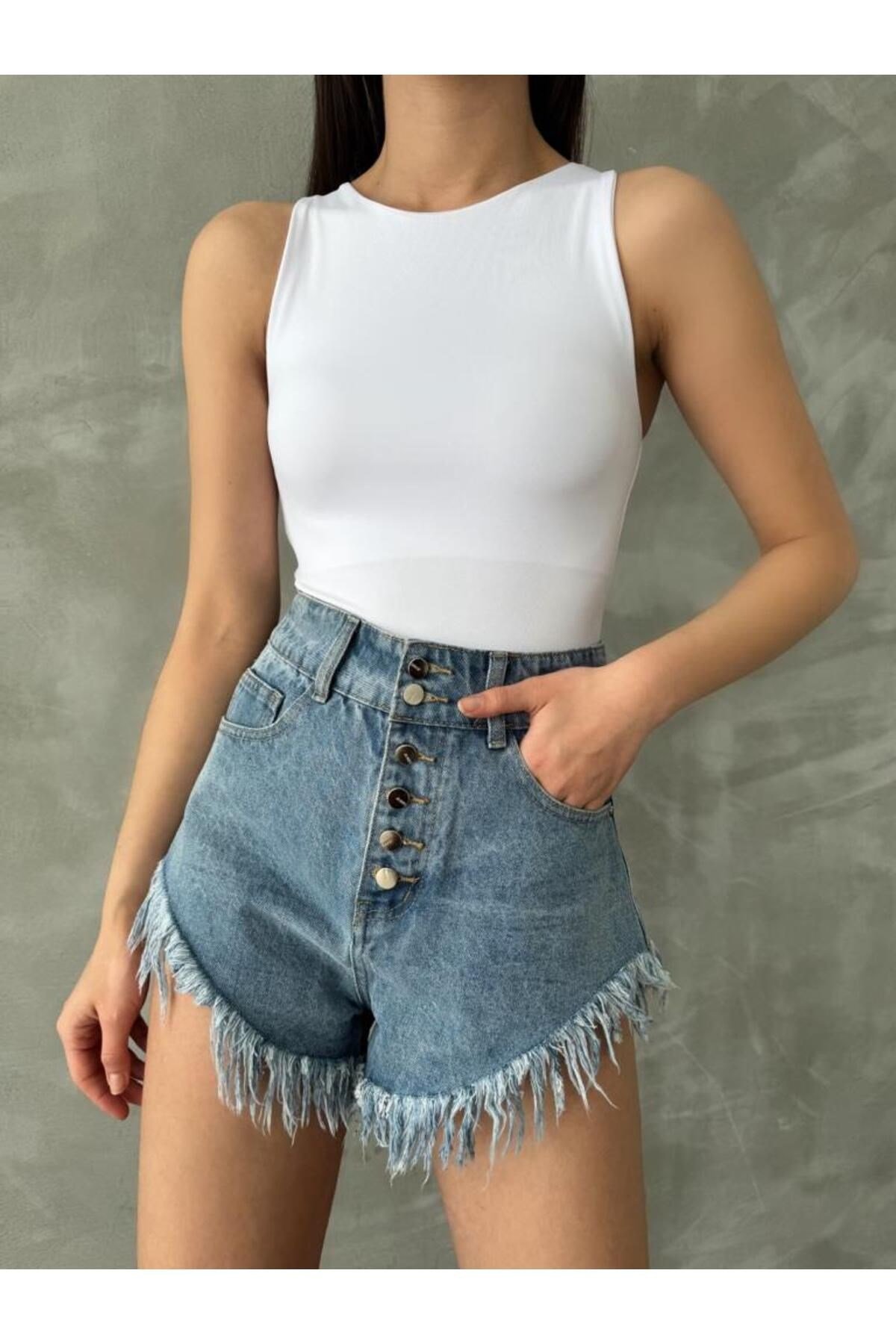 Kadın Sıfır Kollu Bodysuit