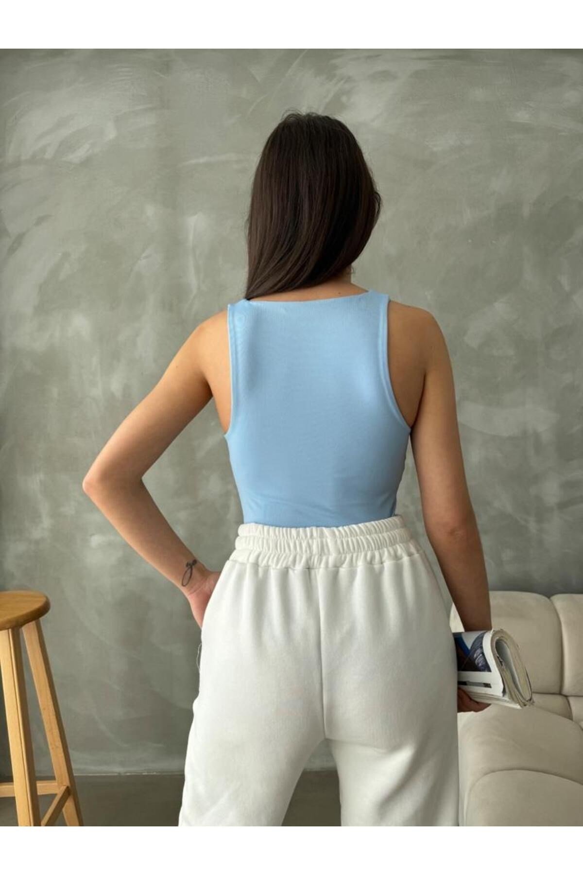 Kadın Sıfır Kollu Bodysuit