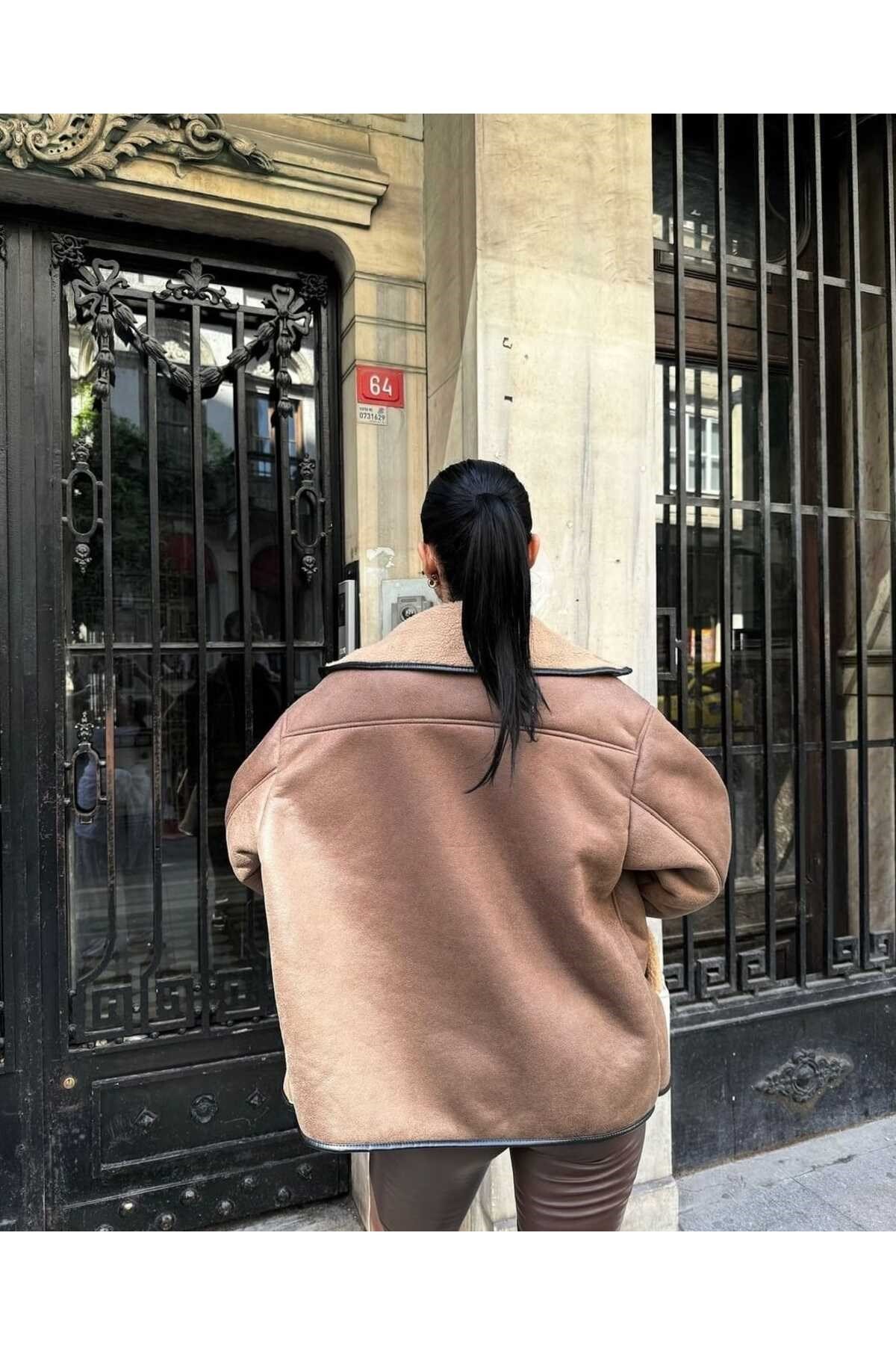 Kadın Siyah Oversize Ceket