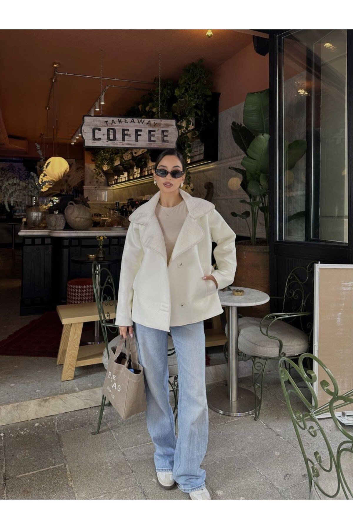 Kadın Siyah Oversize Ceket