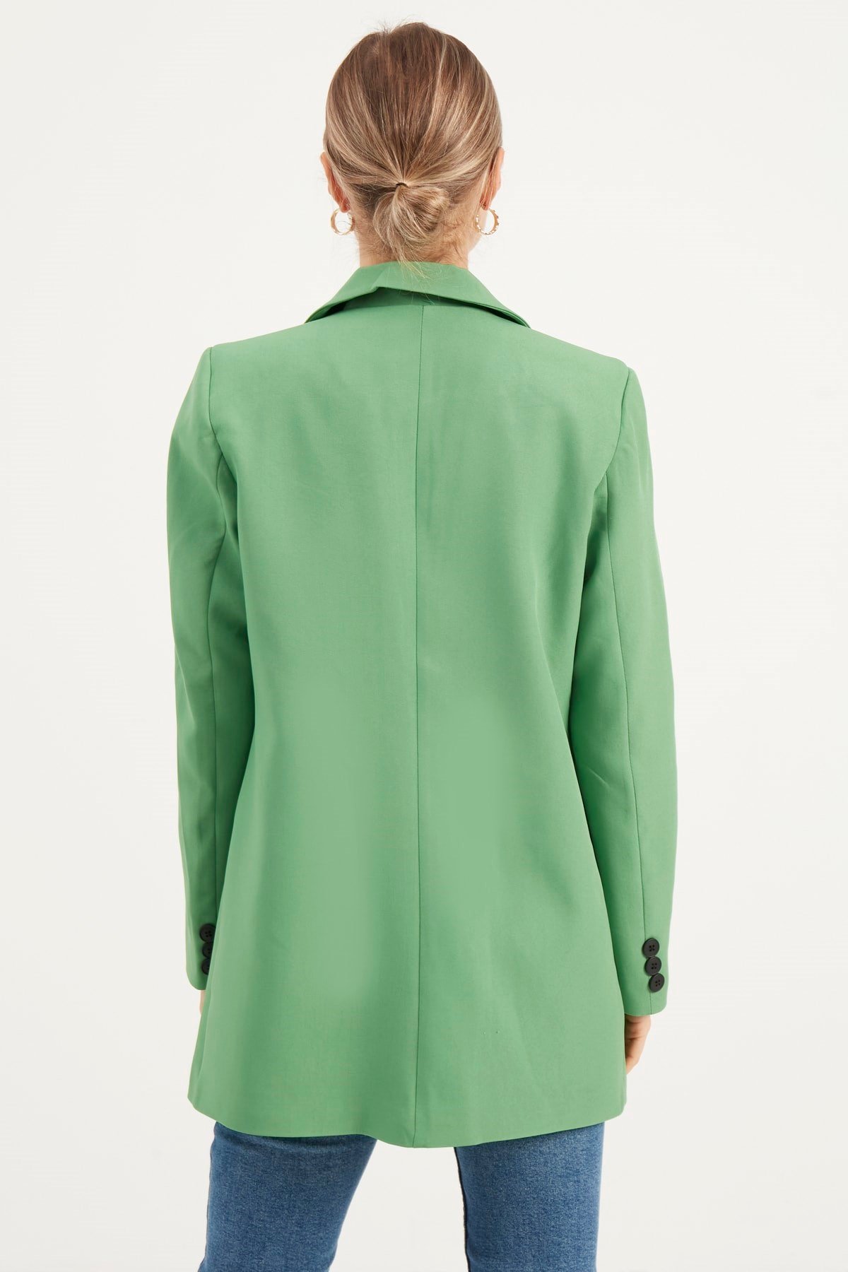 Kadın Yeşil Blazer Ceket