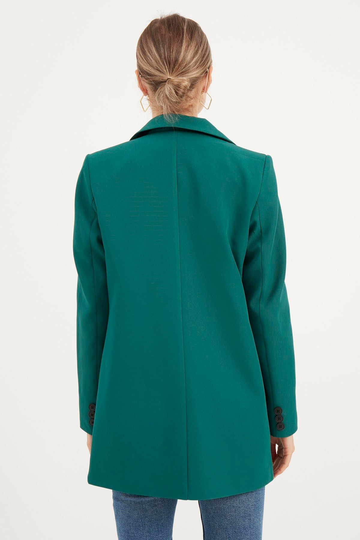 Kadın Zümrüt Blazer Ceket