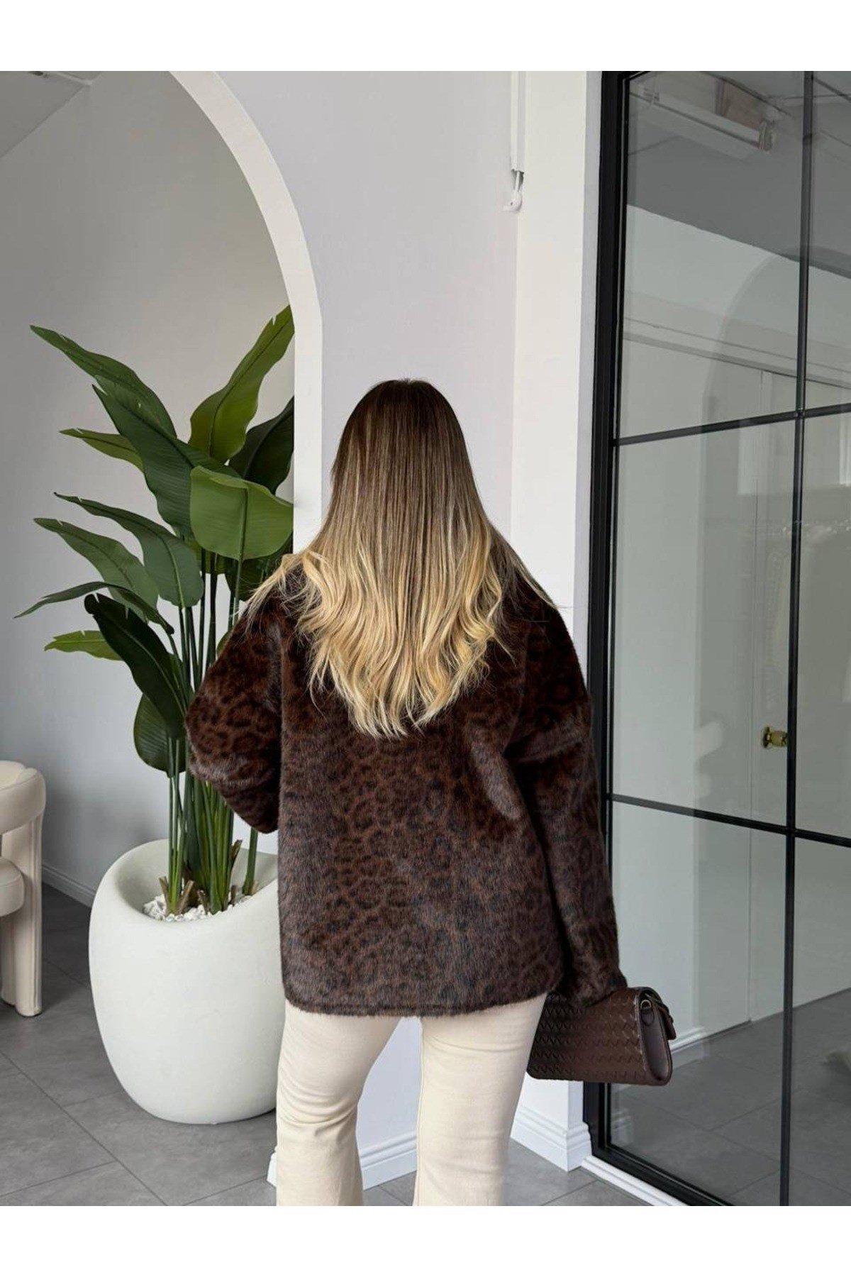 Leopar Desen ZR Model Ceket