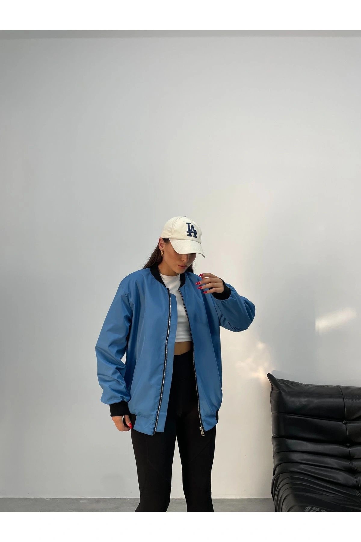 Unisex Oversize Bomber Ceket