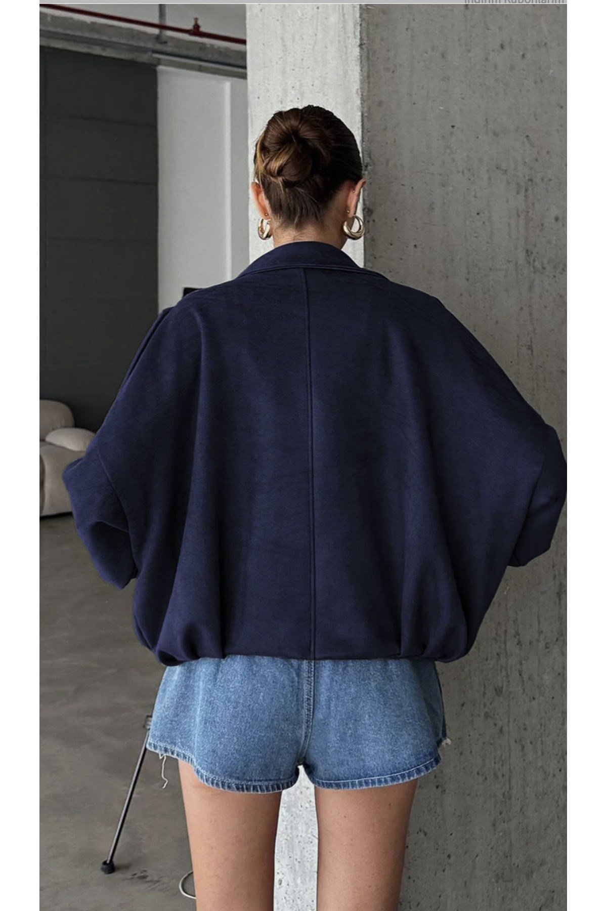 Yeni Sezon Süet Oversize Ceket