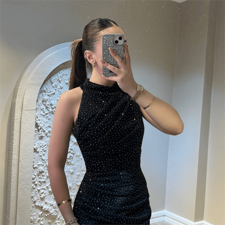 Işıltı Model Siyah Renk