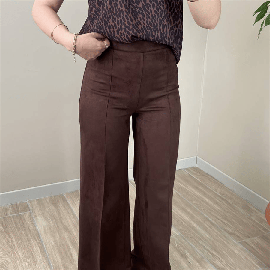 Kahve Süet Pantolon