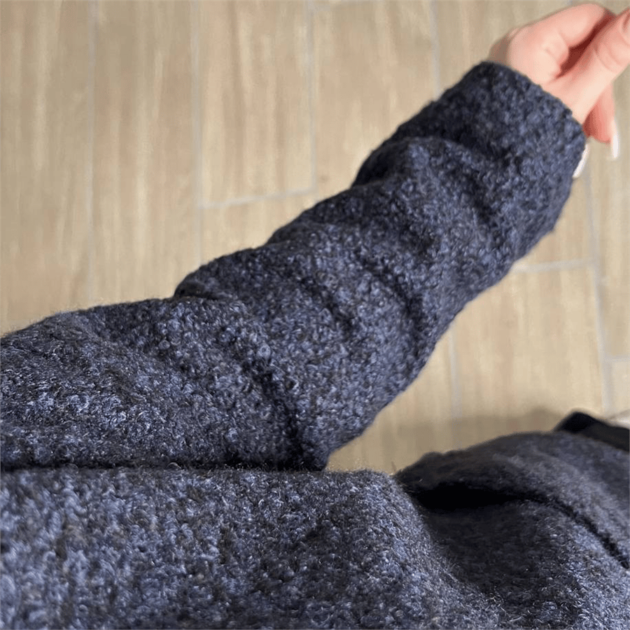 Premium Buklet Ceket Lacivert