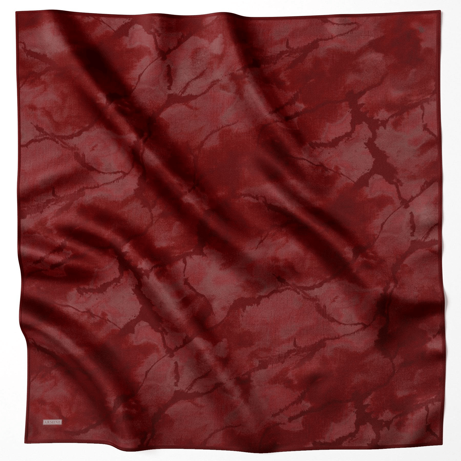 Armine İpek Eşarp 2026 Yaz 9501-50 Bordo